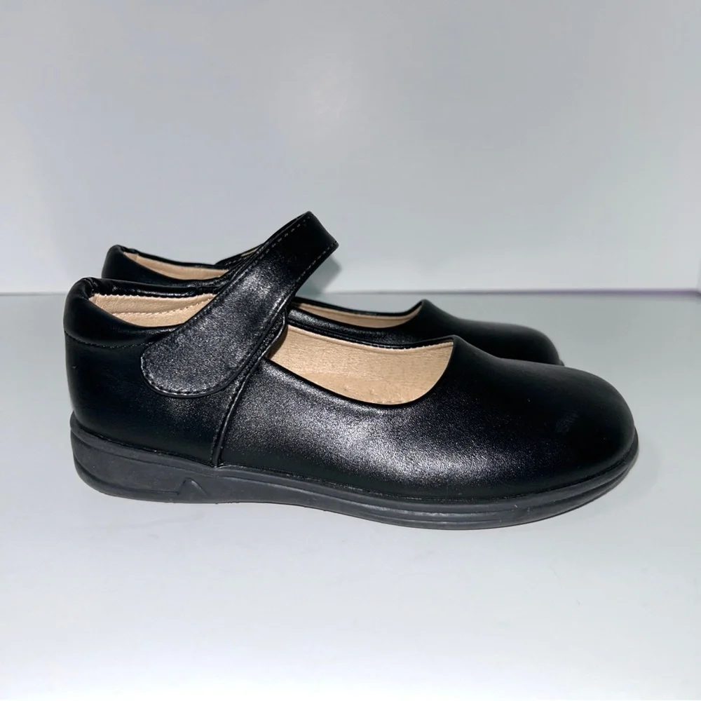 Amtidy Girls Black Mary‎ Jane Shoes Sz. 12-12.5